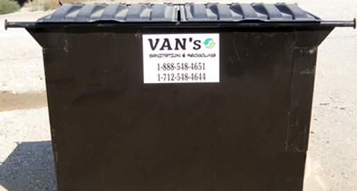 Green Commercial Size Green Dumpster