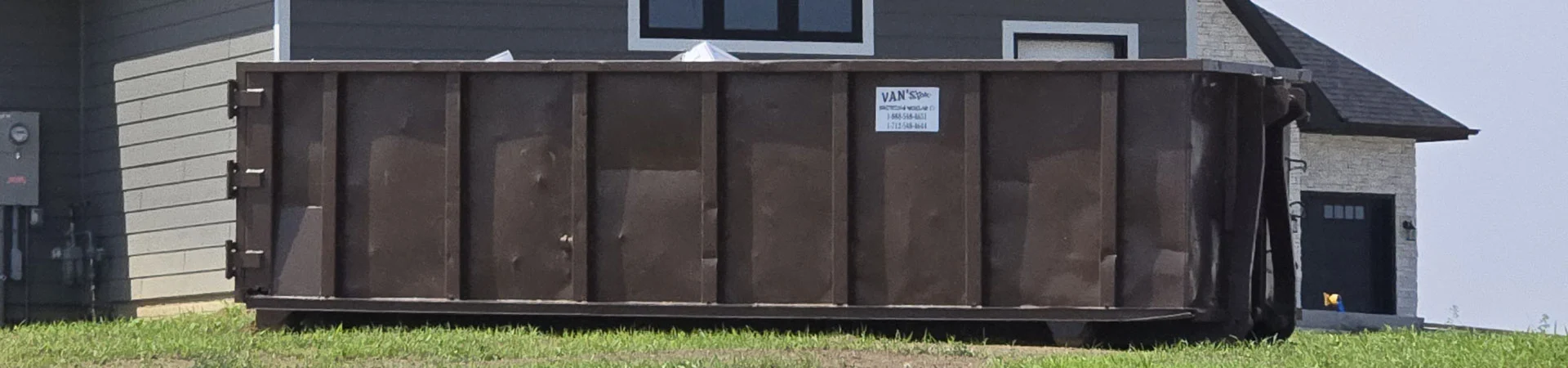 Brown Dumpster